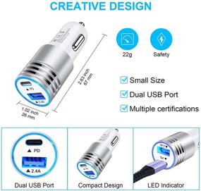 img 2 attached to USB C Car Charger For Google Pixel XL 2XL 3XL 4XL 4A 3A Pixel 6 5 4 3 2