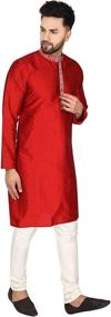 img 1 attached to SKAVIJ Pajama: A Perfect Blend of Tradition and Festivity in Men's Sleep & Lounge Clothing