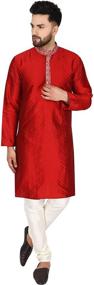 img 4 attached to SKAVIJ Pajama: A Perfect Blend of Tradition and Festivity in Men's Sleep & Lounge Clothing