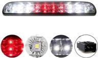 high mount waterproof dual row led third light brake light for 1999-2016 ford super duty/ranger/mazda b-series (chrome lens) logo