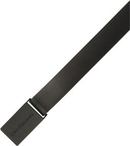 img 2 attached to 👌 Stylish and Secure: Calvin Klein Strap Plaque Buckle Delivers Ultimate Comfort and Fashion