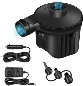 img 4 attached to 🔌 Efficient Electric Air Pump: High-Power Quick-Fill Inflator Deflator for Air Mattresses, Pools & More 110-220V