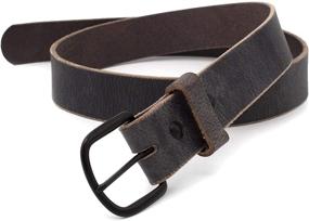 img 1 attached to Bootlegger Leather Belt Black Buckle