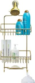 img 4 attached to 🚿 Optimized Extra Large Gold Shower Caddy by Better Houseware