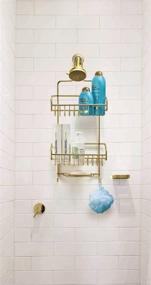 img 3 attached to 🚿 Optimized Extra Large Gold Shower Caddy by Better Houseware