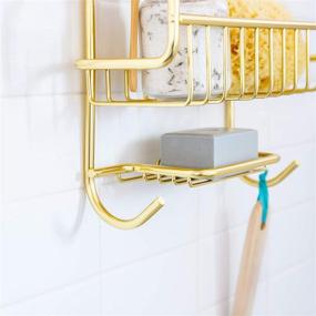 img 1 attached to 🚿 Optimized Extra Large Gold Shower Caddy by Better Houseware