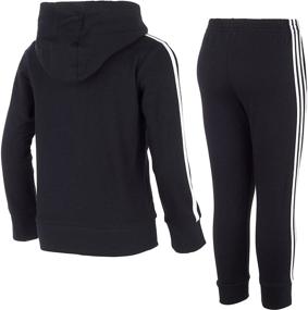 img 1 attached to 👚 SEO-дружелюбный: Комплект для мальчика adidas French Terry с курткой на молнии и брюками-джоггерами