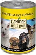 🐾 premium wet dog food for all breeds and sizes - canidae all life stages: optimal protein with wholesome grains logo