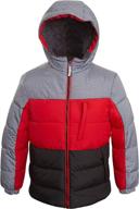 zeroxposur puffer jacket elastic x large boys' clothing : jackets & coats logo