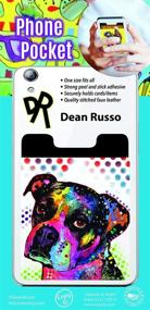 img 4 attached to 📱 Convenient Dean Russo Boxer Phone Pocket: Easy Peel and Stick Wallet for Smartphones