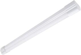 img 4 attached to 💡 Maxxima 18 inch LED Under Cabinet Light: 900 Lumens Warm White 3000K, On/Off Switch, Plug in, Energy Star