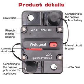 img 2 attached to Welugnal Automotive Surface Mount Trolling Waterproof