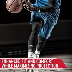 img 1 attached to 🏀 McDavid Hex Knee Pads: Compression Leg Sleeves for Enhanced Performance in Basketball, Volleyball, Weightlifting, and More - Set of 2 Sleeves