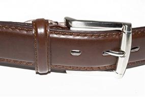 img 1 attached to 👖 Leatherboss Big & Tall Jeans Belt: Premium Men's Accessory for Style and Comfort