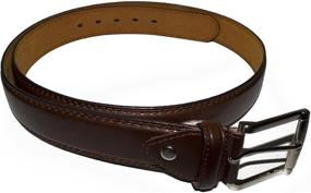 img 2 attached to 👖 Leatherboss Big & Tall Jeans Belt: Premium Men's Accessory for Style and Comfort