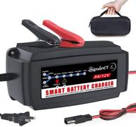🔋 lst 12v 5a smart battery charger & maintainer for automotive, marine, motorcycle, lawn mower, rv, sla, atv, agm, gel, wet, & flooded lead acid batteries logo