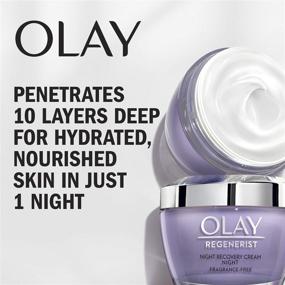 img 3 attached to 🎁 Olay Regenerist Night Recovery Cream Face Moisturizer Gift Set - 1.7 Oz + Travel/Trial Size Whip Face Moisturizer