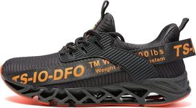 img 3 attached to 👟 Breathable Trail Running Sneakers for Men - TSIODFO Sport Athletic Shoes