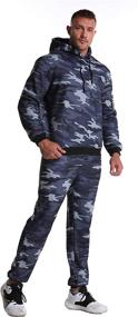 img 1 attached to 🏃 Insenver Men’s Tracksuits: Stylish Camo Sweatsuits for Casual Sports & Jogging