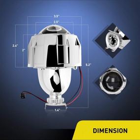 img 3 attached to Nilight Projector Headlights Headlamps Conversion