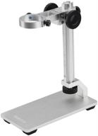 koolertron portable usb microscope stand - adjustable manual focus, aluminum alloy holder for digital microscopes with up and down adjustment support logo