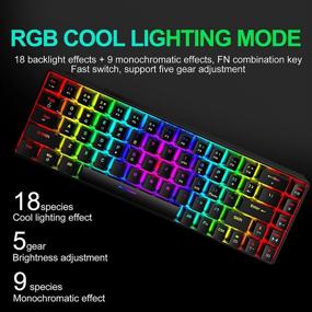 img 3 attached to Mechanical Gaming Keyboard Headset Backlight PlayStation 4 for Accessories