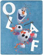 плед disney frozen 2 с олафом - northwest enterprises 40"x 50" приключения олафа ii логотип