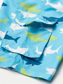 img 1 attached to 🦈 Swim Apparel for Boys: Hatley White Sharks Board Shorts - Perfect for Water Activities