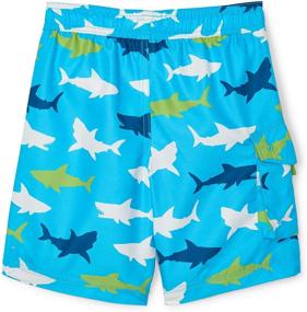 img 3 attached to 🦈 Swim Apparel for Boys: Hatley White Sharks Board Shorts - Perfect for Water Activities