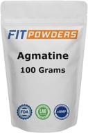 💪 fitpowders agmatine sulfate powder 100g - 100% pure strength and pump supplement (nitric oxide boost) - 200 servings! logo