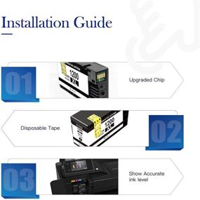 img 2 attached to 🖨️ Valuetoner Compatible Ink Cartridge Set for Canon PGI-1200XL Maxify MB2320 MB2020 MB2350 MB2050 MB2120 MB2720 Inkjet Printer (2 Black, 1 Cyan, 1 Magenta, 1 Yellow, 5-Pack)