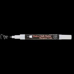 img 2 attached to Uchida of America Extra Fine Tip Bistro Chalk Marker | White for Precise & Vibrant Chalkboard Art