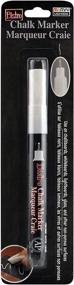 img 4 attached to Uchida of America Extra Fine Tip Bistro Chalk Marker | White for Precise & Vibrant Chalkboard Art