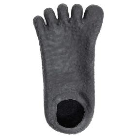 img 1 attached to 🧦 Gel Socks for Toe Separation (Black, US 7-10, 2 Pairs)