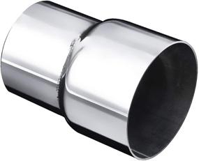 img 4 attached to 🔧 High-Quality EVIL ENERGY 2.5" ID to 3" OD Exhaust Pipe Reducer Adapter - Universal Fit 304 Stainless Steel Construction