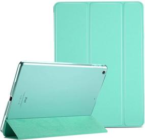 img 4 attached to 📱 ProCase iPad 9.7 Case (Old Model) 2018 iPad 6th Generation / 2017 iPad 5th Generation Case - Ultra Slim Lightweight Stand Case with Semi-Transparent Frosted Back Smart Cover for iPad 9.7 Inch – Refreshing Mint