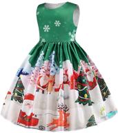 cichic girls christmas dresses: fancy halloween christmas festival party dress for 2-9years toddler girls logo