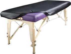 img 4 attached to 🛋️ Premium Quality Master Massage Fitted PU Vinyl Leather Cover Sheet for Massage Tables - Ultra-Durable Protection, Universal Fit, 1 Count
