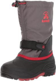 img 4 attached to 👞 Kamik Waterbug Winter Boots for Boys - Waterproof Shoes