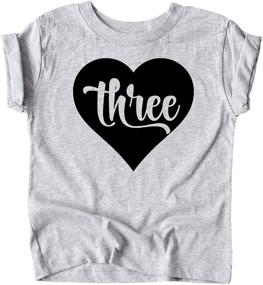 img 2 attached to 😍 Adorable Three Birthday Toddler Outfit: Purple Girls' Tops, Tees & Blouses