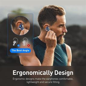 img 2 attached to 🎧 Baseus True Wireless Earbuds: ANC Bluetooth Headphones with 4-Mics ENC, Deep Bass, Waterproof - Perfect for Business & Sports