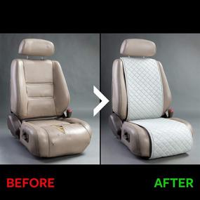 img 1 attached to 🚗 Ivicy Suede Car Seat Cover: Premium & Breathable Front Protector for All Seasons - Universal Fit for Automotive, Van, SUV, Truck - Non-Slip, Soft & Effective - 1 Unit