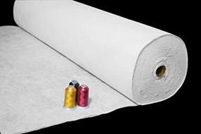 img 2 attached to 🧵 Enhanced ThreadNanny Lite Tear Away Backing Roll for Machine Embroidery/Quilting Machines - 10 in x 100 Yards