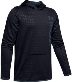 img 1 attached to Under Armour Fleece Embossed White 400 Boys' Clothing