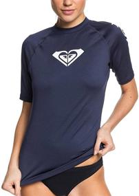 img 2 attached to 👚 Stylish ROXY Juniors Hearted Sleeve Rashguard for Women: Trendy Protection with Style