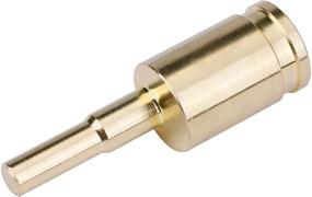 img 2 attached to 🔌 4pcs 4 to 8 Gauge Wire Power/Ground Input Reducer Adapter - Amp Input Reducer, Brass with Gold Plated