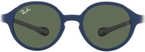 img 4 attached to 🕶️ Stylish Ray-Ban Kids' RJ9075S Round Sunglasses - Protect Your Child's Eyes in Style