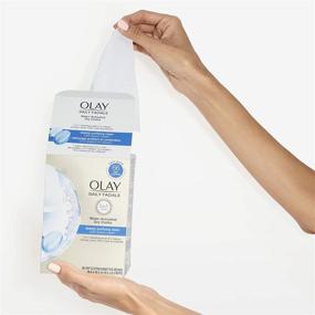 img 2 attached to 🏻 Olay Daily Facials, Purifying Cleansing Wipes for Deep Cleanse, 5-in-1 Makeup Remover, Scrub, Toner, Mask, and Cleanser, 66 Count