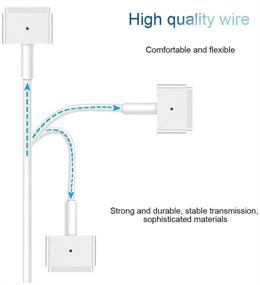 img 3 attached to High-Quality Universal Adapter: Reliable MacBook Pro Charger, AC 85W T-Type Magnetic Replacement Power Adapter for 13/15/17-After Mid 2012