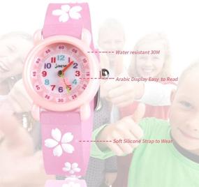 img 1 attached to Fun and Stylish Girls' Watch - Perfect Birthday Gift for Kids!